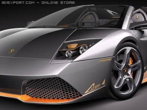 Murcielago LP650-4 Roadster 3D Модель