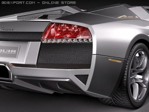 Murcielago LP650-4 Roadster 3D Модель