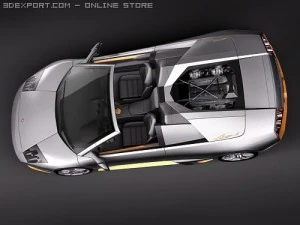 Murcielago LP650-4 Roadster 3D Model