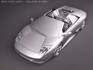Murcielago LP650-4 Roadster 3D Model
