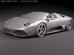 Murcielago LP650-4 Roadster 3D Model