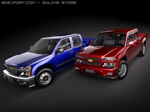 Chevrolet Colorado Crew Cab 3Dモデル