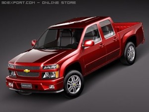 Chevrolet Colorado Crew Cab 3D-Modell