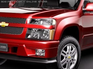 Chevrolet Colorado Crew Cab 3D Model