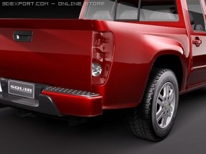 Chevrolet Colorado Crew Cab 3D-Modell
