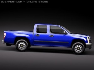 Chevrolet Colorado Crew Cab 3D-Modell
