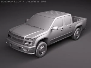 Chevrolet Colorado Crew Cab 3D Model
