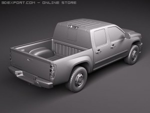 Chevrolet Colorado Crew Cab 3D-Modell