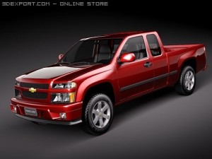 Chevrolet Colorado Extendedcab 3D Model