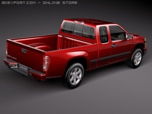 Chevrolet Colorado Extendedcab 3D-Modell