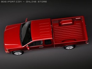 Chevrolet Colorado Extendedcab 3D-Modell