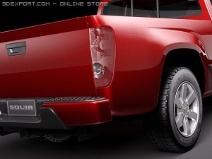 Chevrolet Colorado Extendedcab 3D-Modell