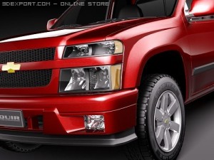 Chevrolet Colorado Extendedcab 3D-Modell