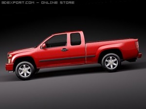 Chevrolet Colorado Extendedcab 3D-Modell