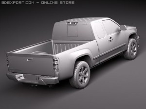 Chevrolet Colorado Extendedcab 3D-Modell