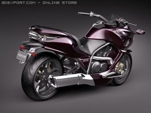 Honda DN-01 2010 3D Model