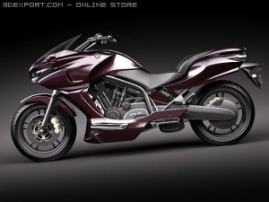 Honda DN-01 2010 3D Model