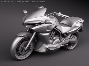 Honda DN-01 2010 3D Model
