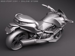 Honda DN-01 2010 3D Model