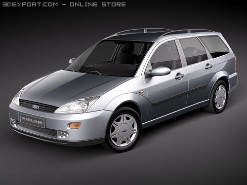 Focus Estate 1998-2003 3D Модель .c4d .max .obj .3ds .fbx .stl .blend 