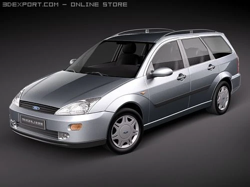 Focus Estate 1998-2003 3D Model .c4d .max .obj .3ds .fbx .stl .blend