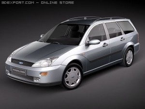 Focus Estate 1998-2003 3D Model