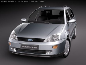 Focus Estate 1998-2003 3D Модель
