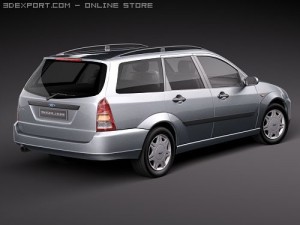 Focus Estate 1998-2003 3D Модель