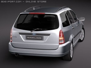 Focus Estate 1998-2003 3D Модель
