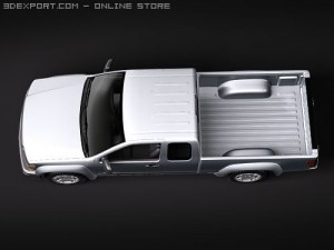 GMC Canyon 2004-2010 extended cab Modèle 3D