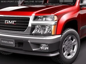 GMC Canyon 2004-2010 regular cab 3D Model