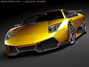 Murcielago LP670-4 SuperVeloce 3D Model