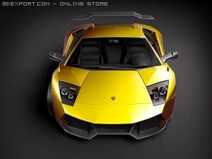 Murcielago LP670-4 SuperVeloce 3D Model