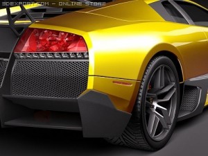 Murcielago LP670-4 SuperVeloce 3D मॉडल