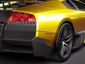 Murcielago LP670-4 SuperVeloce 3D Model