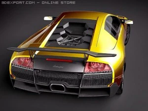 Murcielago LP670-4 SuperVeloce 3D Model