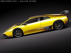 Murcielago LP670-4 SuperVeloce 3D मॉडल
