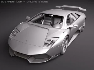 Murcielago LP670-4 SuperVeloce 3D Model