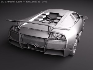 Murcielago LP670-4 SuperVeloce 3D मॉडल