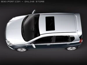 Chevrolet Aveo5 2009 midpoly 3D Model