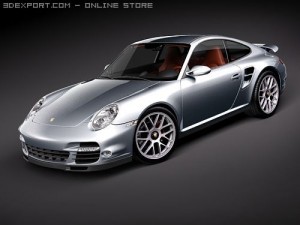 Porsche 911 Turbo 2010 3D Model