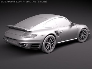 Porsche 911 Turbo 2010 Model 3D