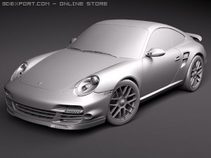 Porsche 911 Turbo 2010 Model 3D