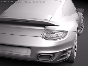 Porsche 911 Turbo 2010 Model 3D