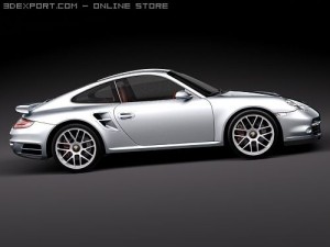 Porsche 911 Turbo 2010 Model 3D