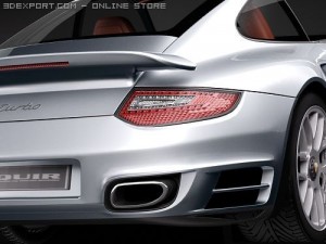 Porsche 911 Turbo 2010 Model 3D