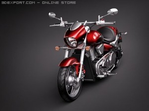 Suzuki Boulevard Intruder 3D Model