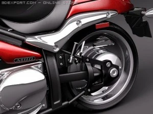 Suzuki Boulevard Intruder 3D Model