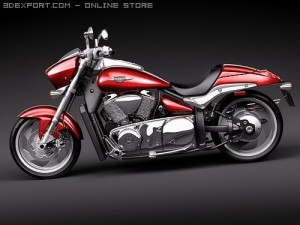 Suzuki Boulevard Intruder 3D Model