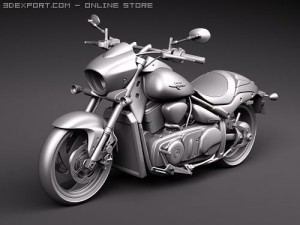 Suzuki Boulevard Intruder 3D Model